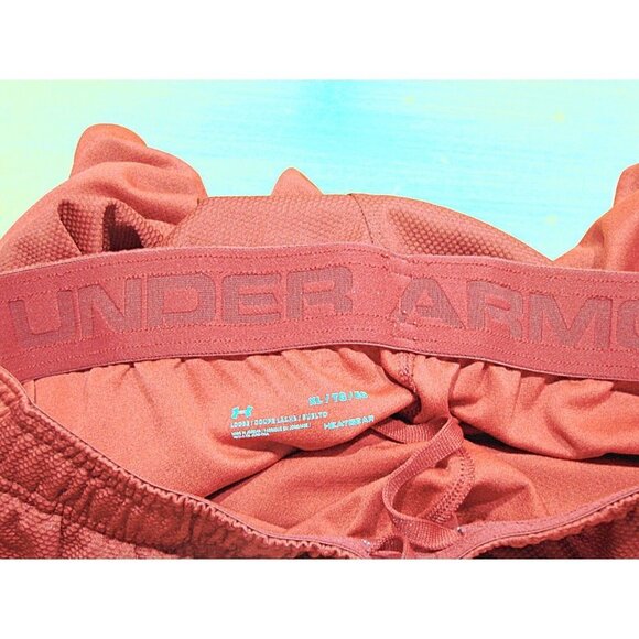 Under Armour Loose Fit Basketball Shorts Lounge Athletic Shorts Red Unisex Sz XL - Picture 5 of 11